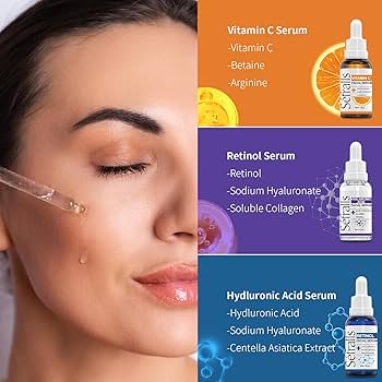 RENEE CELL Vitamin C Face Serum 3本セット Amazon.com: 3-Pack Vitamin C Facial Serum For Face, Retinol